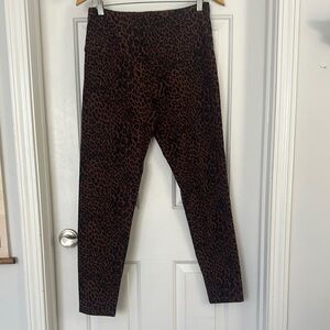 Suave leggings cheetah print medium
